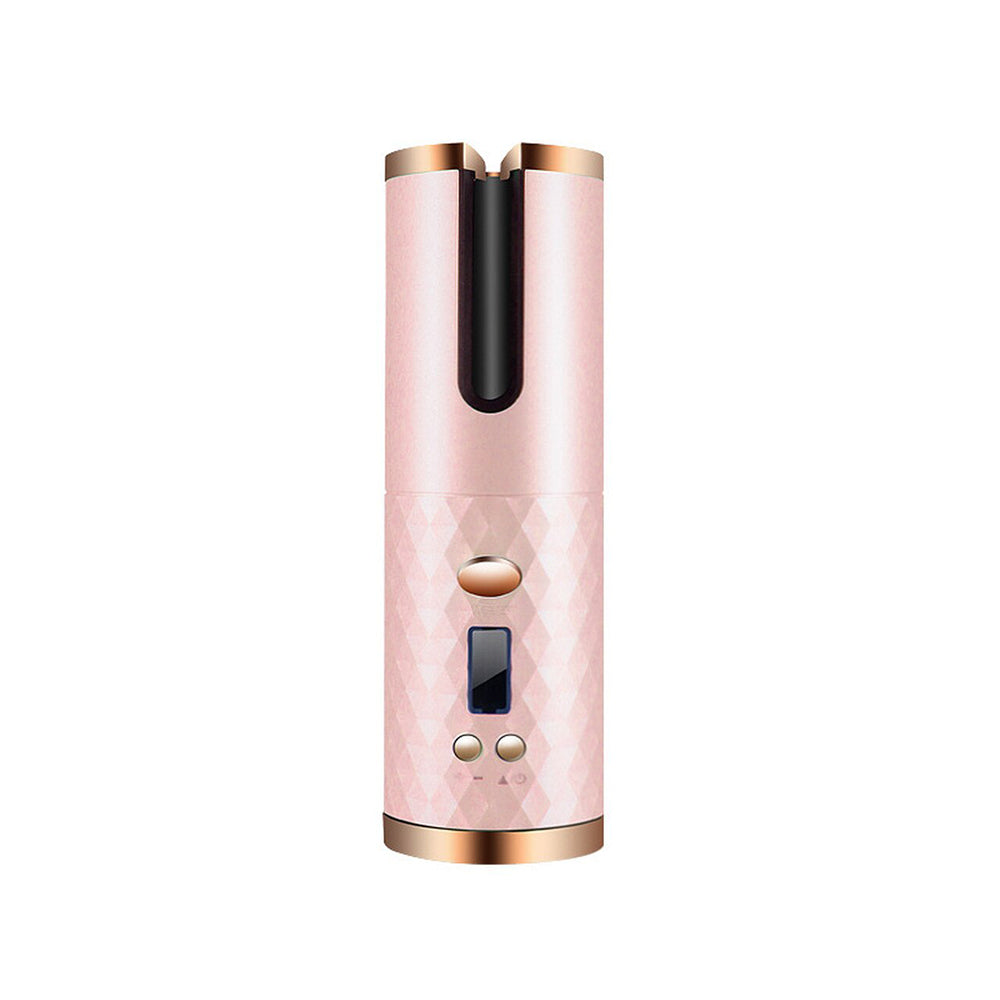 USB Rechargeable Cordless Auto-Rotating Ceramic Portable Women's Hair Curler
