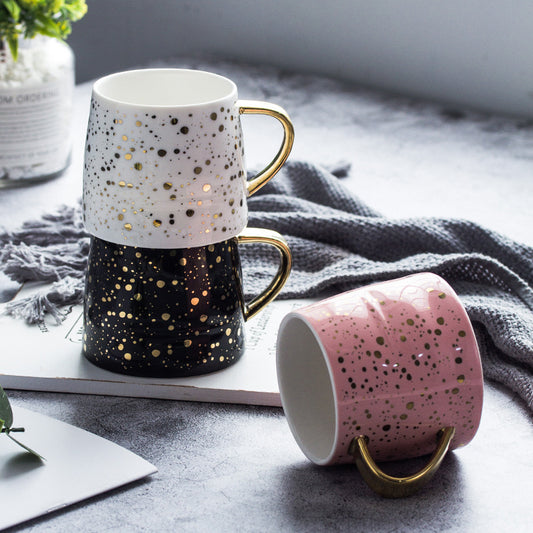 Creative star ceramic cup