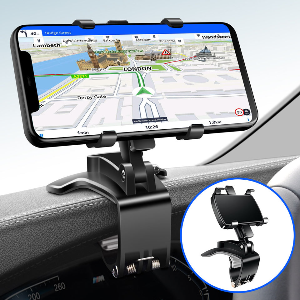 Universal Dashboard Car Phone Holder Easy Clip Mount Stand