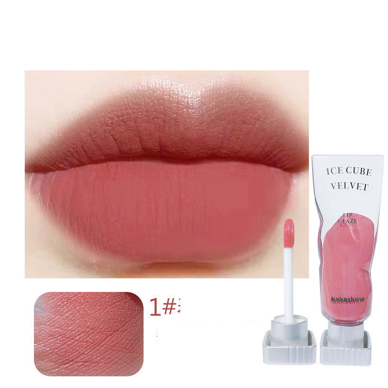 Ice Velvet Lip Glaze Not Easy To Stick Cup Velvet