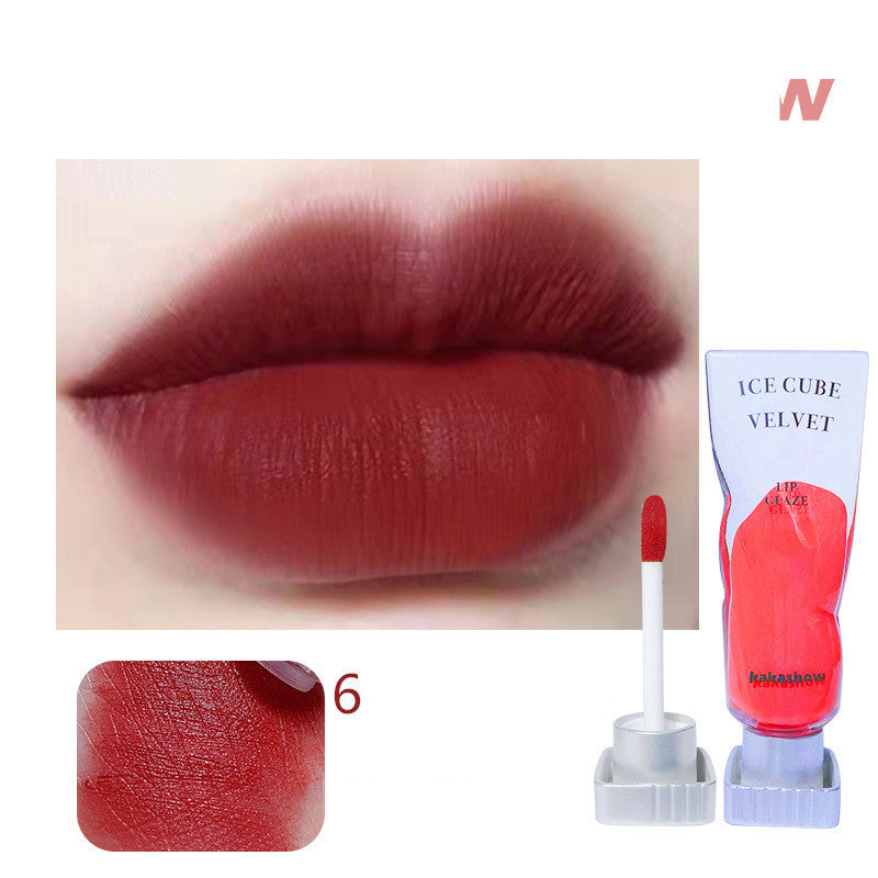 Ice Velvet Lip Glaze Not Easy To Stick Cup Velvet