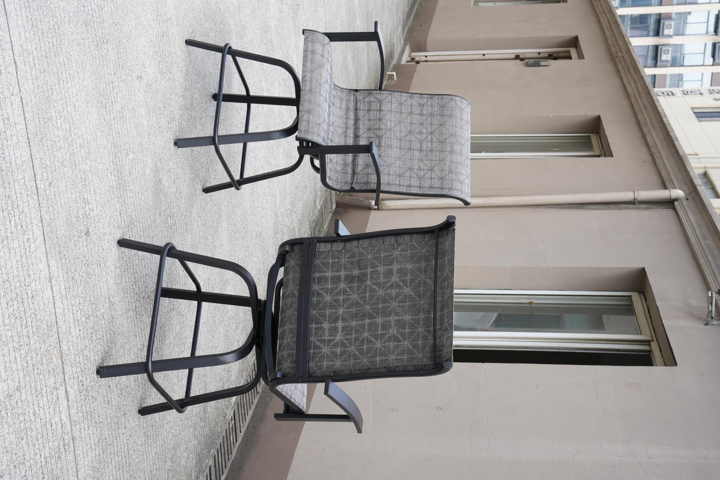 Swivel Bar Chair, Coffee Grey, 2 PCS