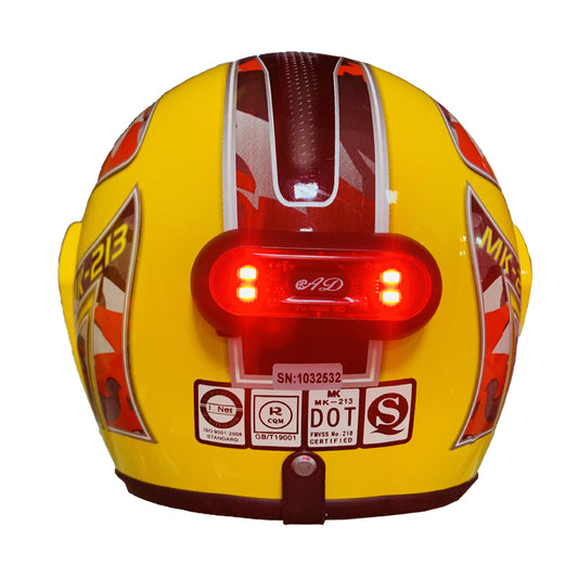 Motorcycle, Bike Helmet Safety LED Taillight (Chargeable)