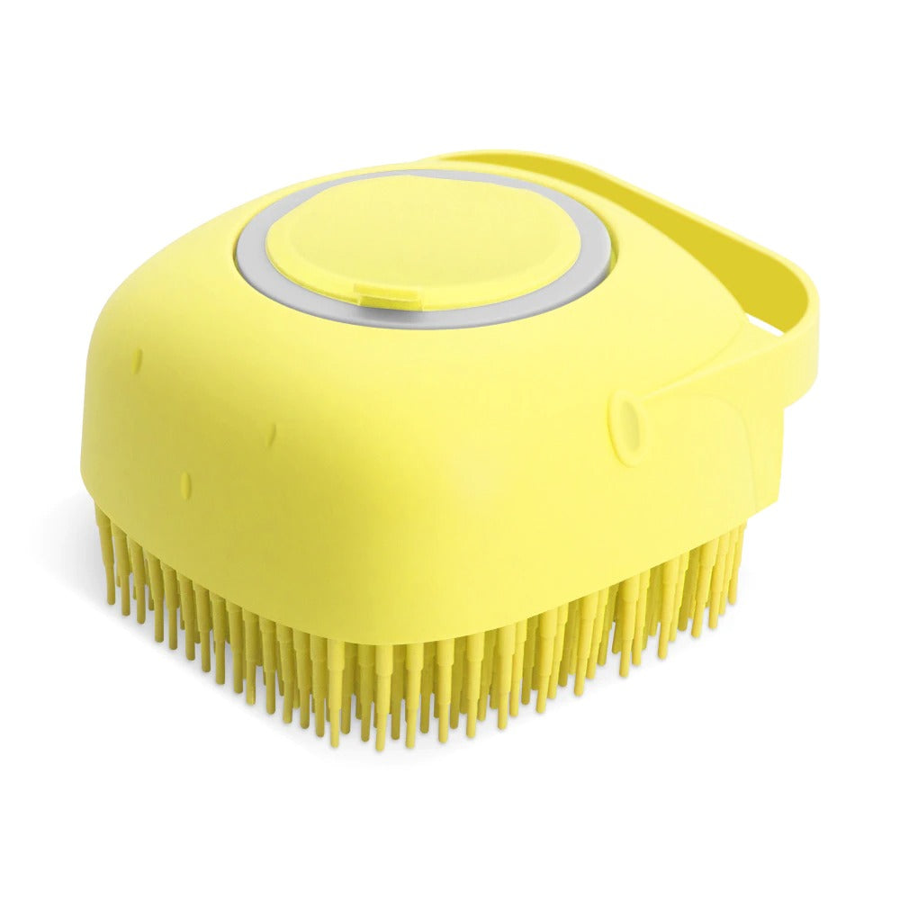 Cepillo masajeador de champú para perros, peine de masaje para gatos, depurador de aseo, cepillo de ducha para bañar el pelo corto, cepillos de silicona suave