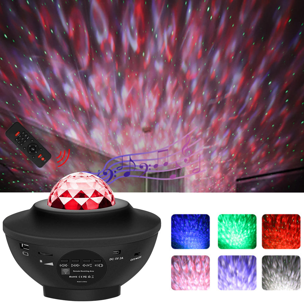 USB Powered LED Projector Smart Light Bluetooth Projector