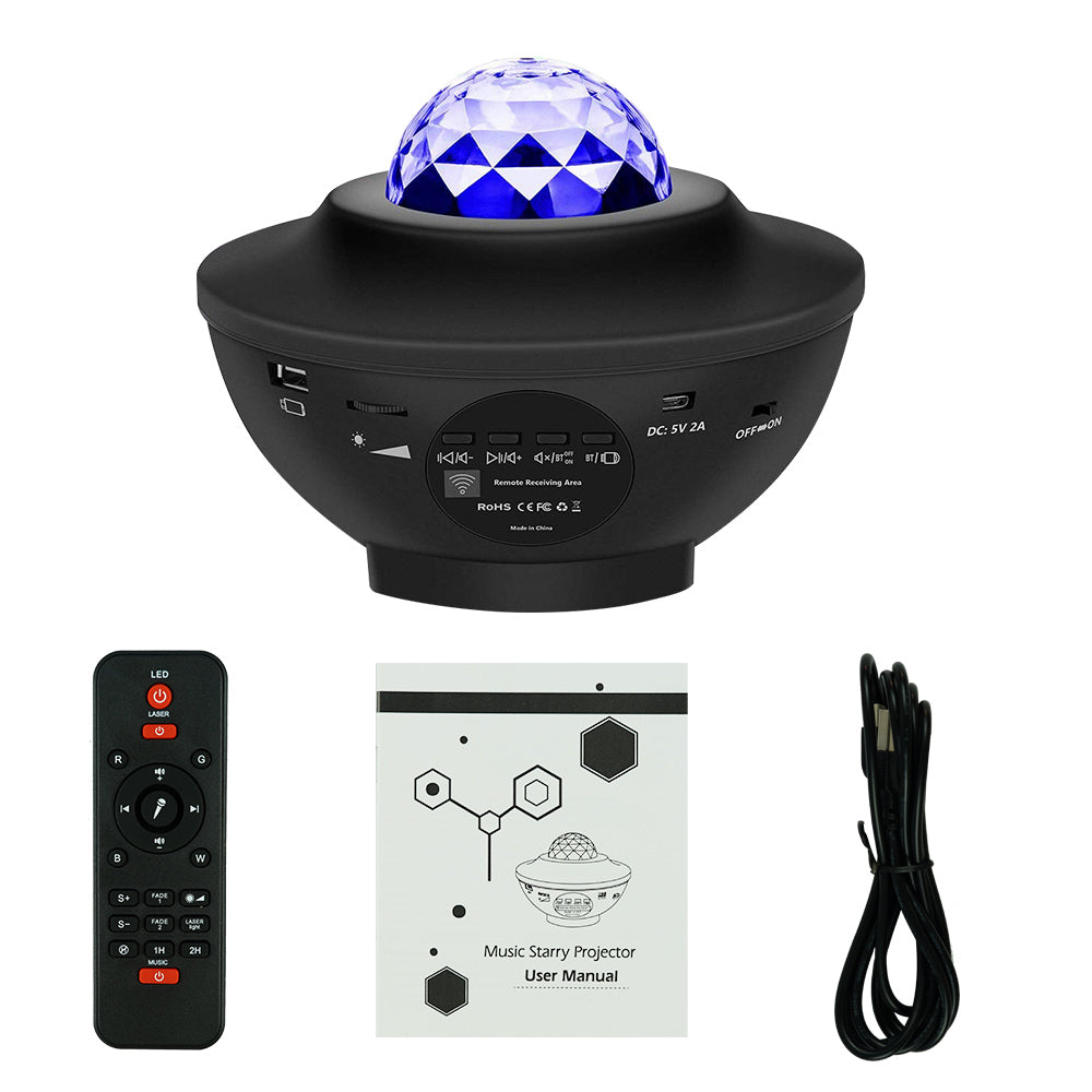 USB Powered LED Projector Smart Light Bluetooth Projector