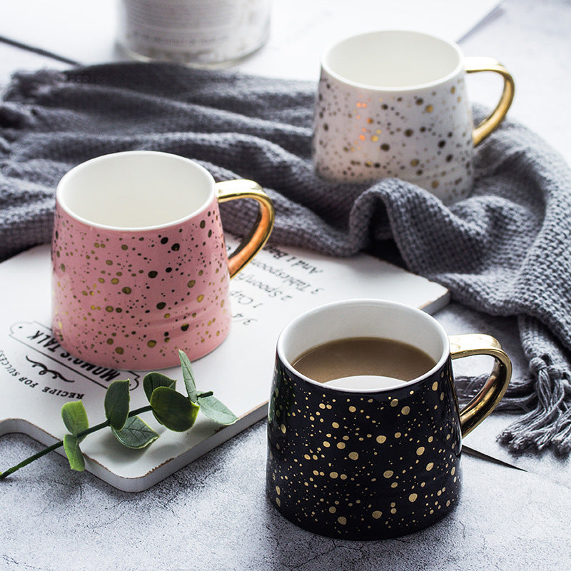Creative star ceramic cup