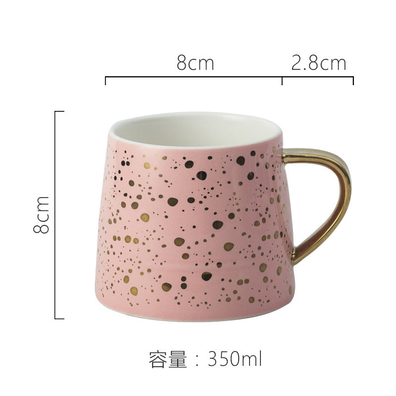 Creative star ceramic cup
