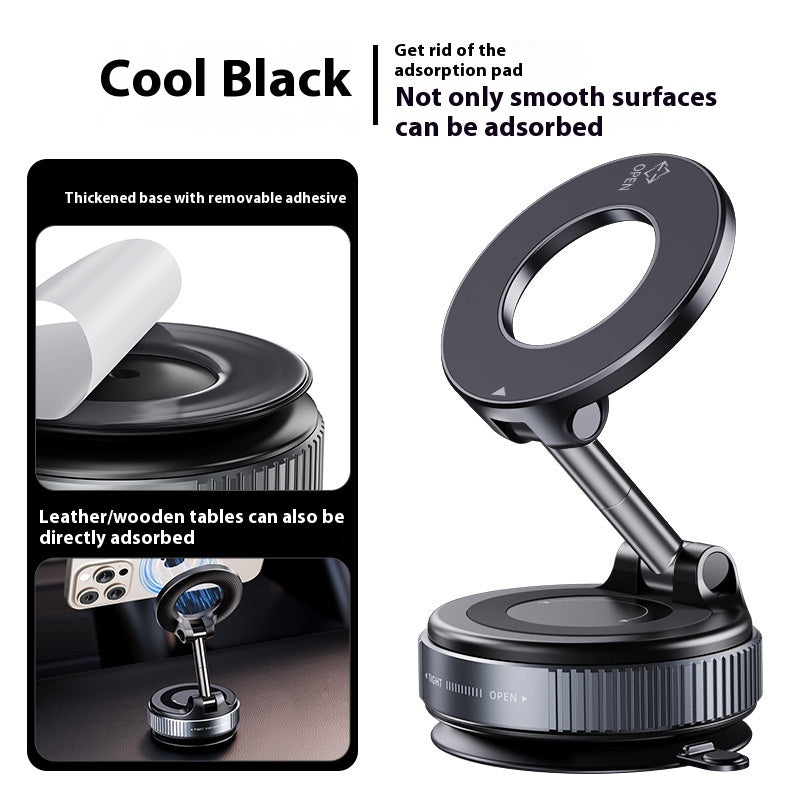 Vacuum Glue Adsorption Magnetic Car Mobile Phone Holder Suction Cup Car Navigation Mobile Phone Holder Car