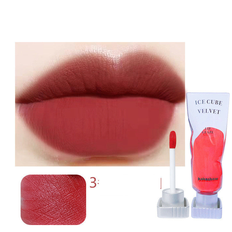 Ice Velvet Lip Glaze Not Easy To Stick Cup Velvet