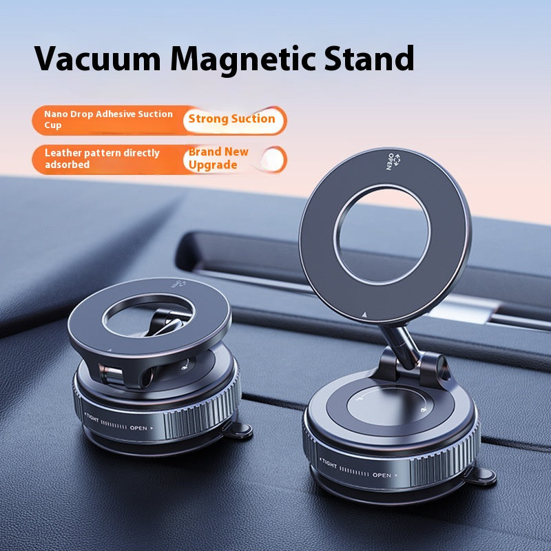 Vacuum Glue Adsorption Magnetic Car Mobile Phone Holder Suction Cup Car Navigation Mobile Phone Holder Car