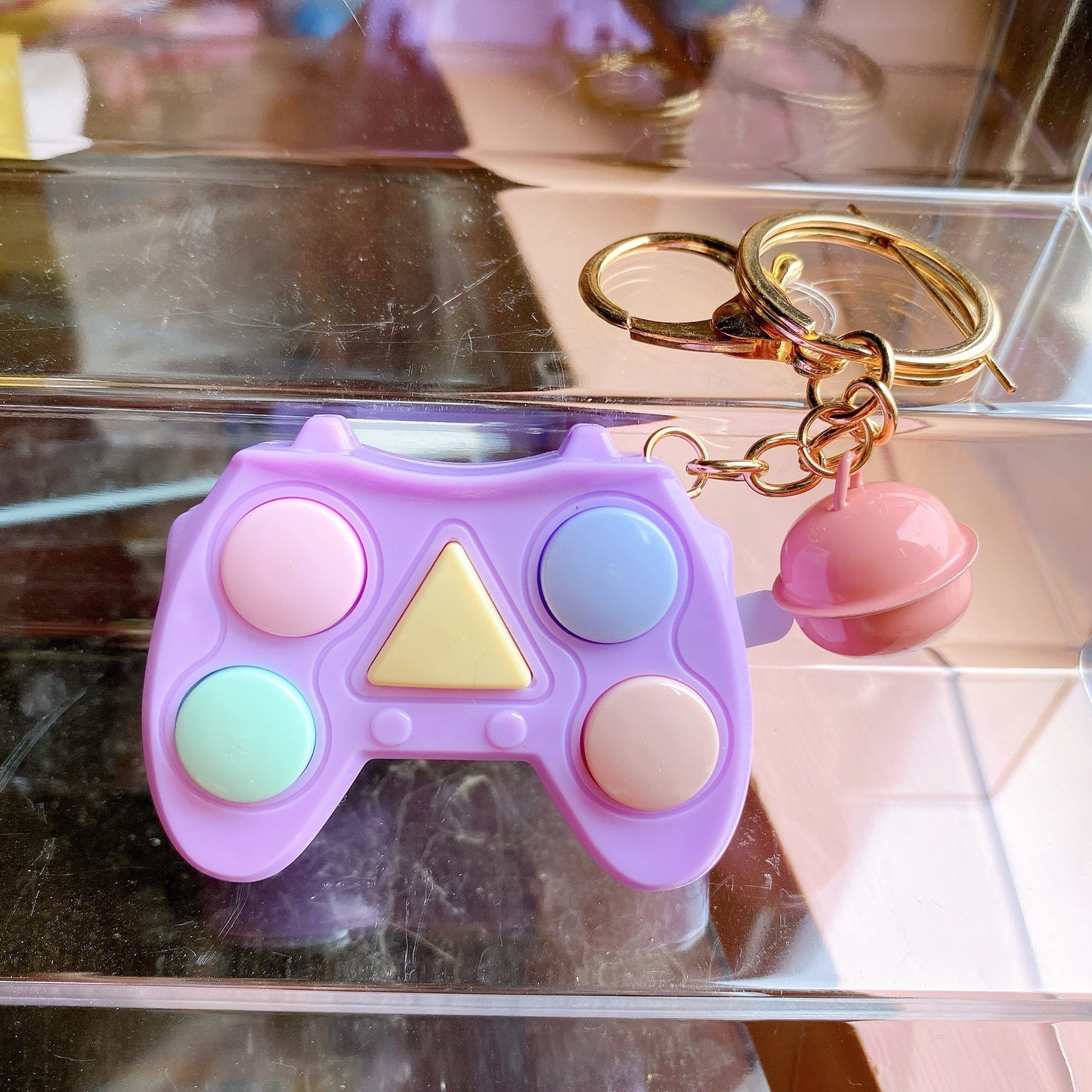 Memory Wars Game Machine Keychain Charm