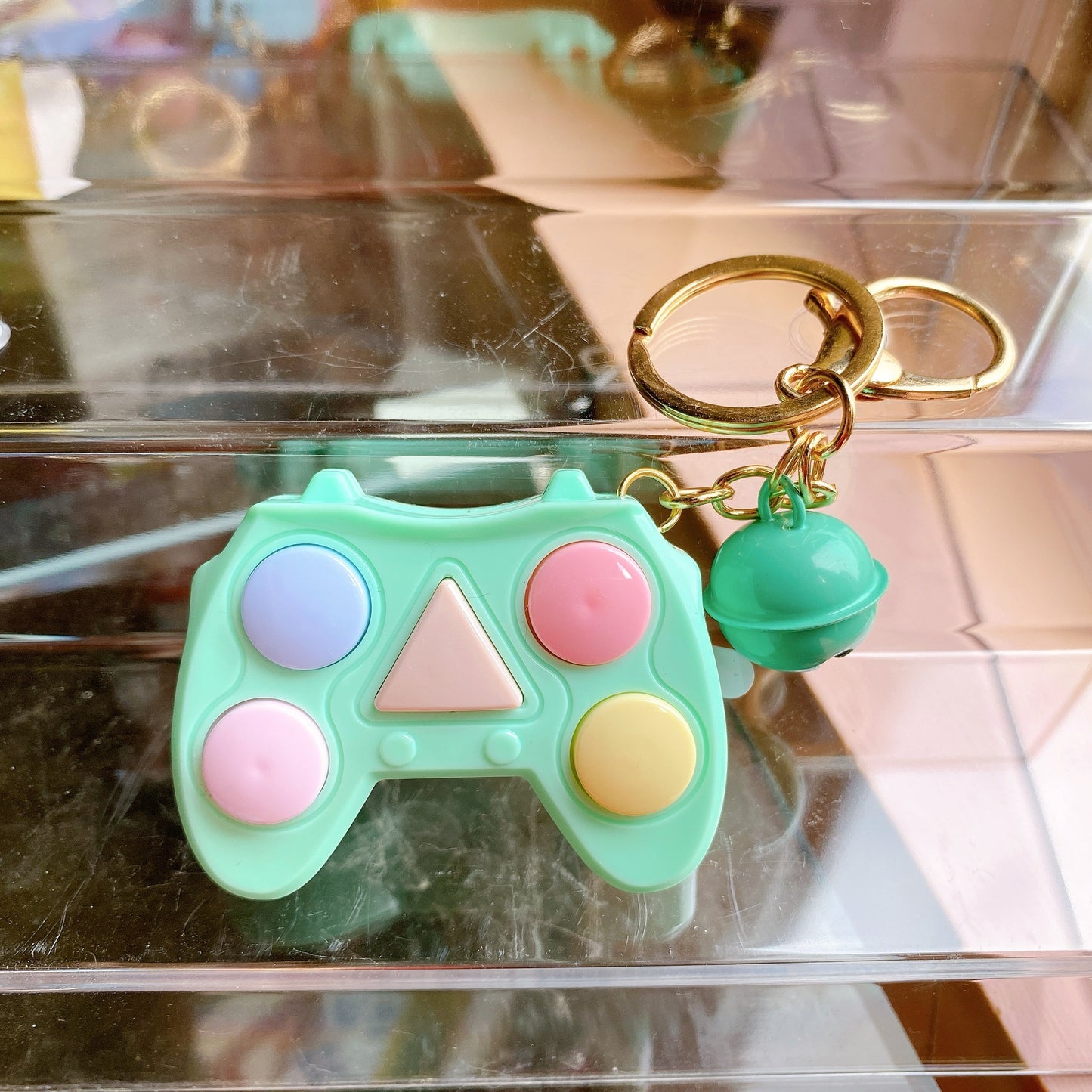 Memory Wars Game Machine Keychain Charm