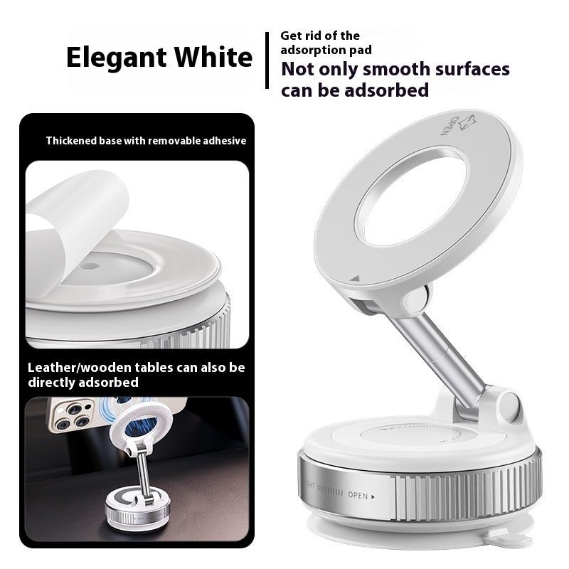Vacuum Glue Adsorption Magnetic Car Mobile Phone Holder Suction Cup Car Navigation Mobile Phone Holder Car