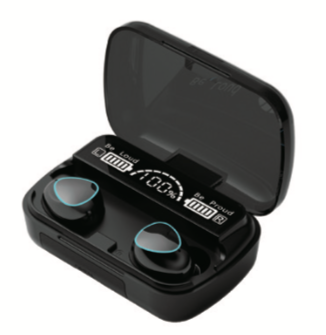 M10 NEWEST EARBUD DIGITAL Indicator V5.1 BT Wireless 2000 mAh power bank LED Display