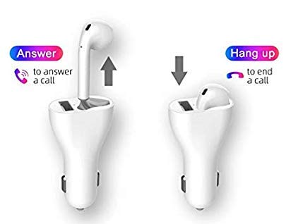 2 IN 1 Vehicle Bluetooth Headset