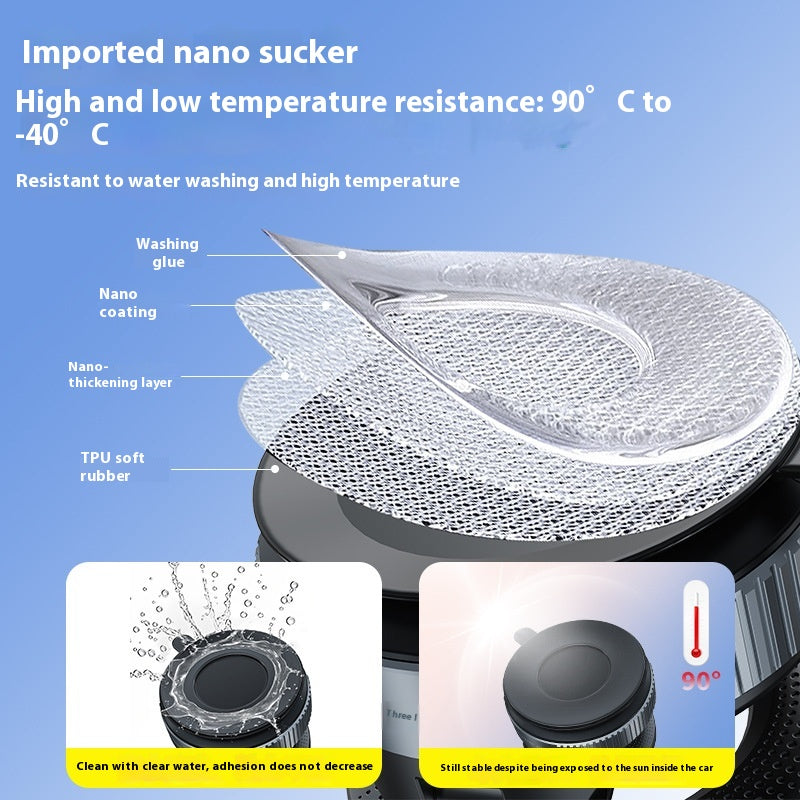 Vacuum Glue Adsorption Magnetic Car Mobile Phone Holder Suction Cup Car Navigation Mobile Phone Holder Car