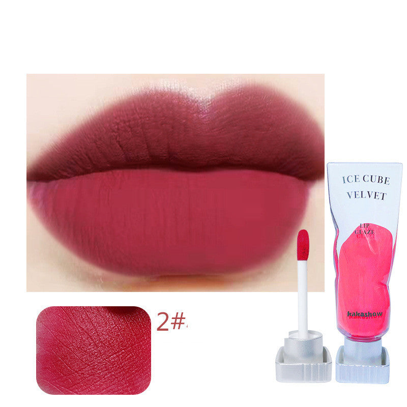 Ice Velvet Lip Glaze Not Easy To Stick Cup Velvet