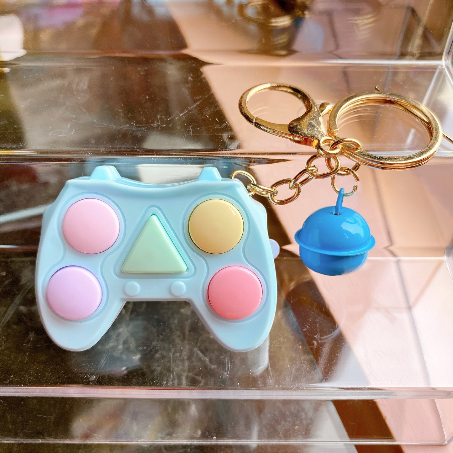Memory Wars Game Machine Keychain Charm