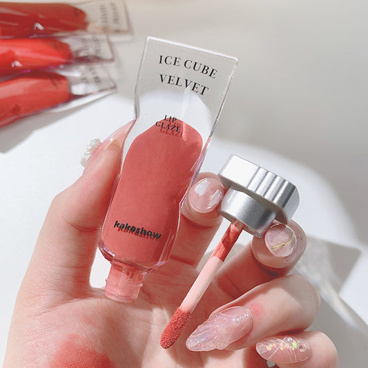 Ice Velvet Lip Glaze Not Easy To Stick Cup Velvet