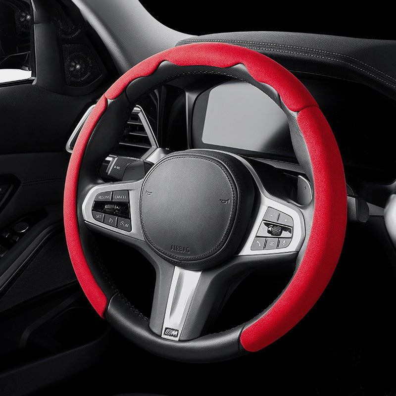 Universal Wheel Cover For Car Anti-Slip Handlebar Carbon Fiber Cover